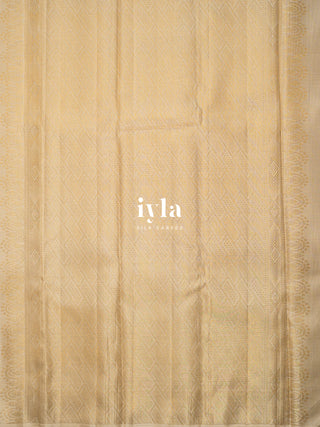 The Timeless Glow Kanjeevaram in Metallic Gold & Silver