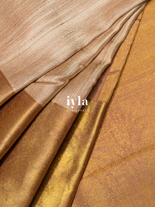 The Timeless Ivory Landscape Kanjeevaram