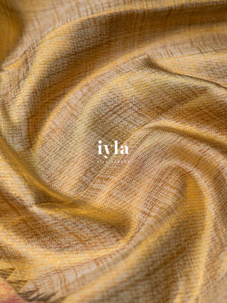 The Ascending Lotus Blooms on the Tide Silk Saree