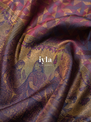 The women of the Wedding Kanjeevaram Amethyst Pink