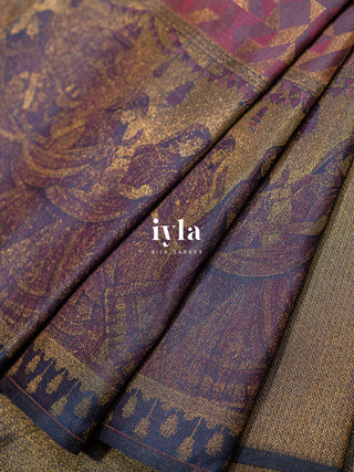 The women of the Wedding Kanjeevaram Amethyst Pink