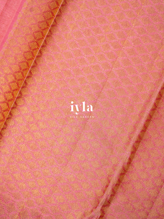 The Dance Celebration Edit Kanjeevaram in CandyCloud Pink