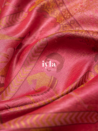 The Dance Celebration Edit Kanjeevaram in CandyCloud Pink