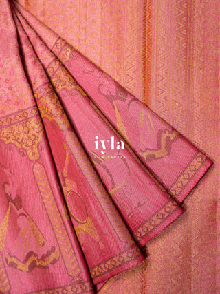 The Dance Celebration Edit Kanjeevaram in CandyCloud Pink