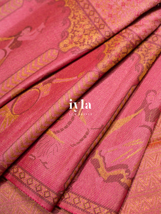 The Dance Celebration Edit Kanjeevaram in CandyCloud Pink