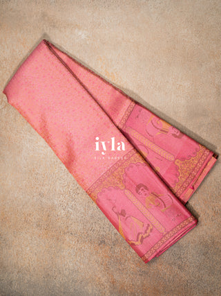 The Dance Celebration Edit Kanjeevaram in CandyCloud Pink