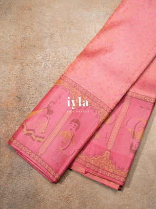 The Dance Celebration Edit Kanjeevaram in CandyCloud Pink
