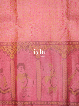 The Dance Celebration Edit Kanjeevaram in CandyCloud Pink