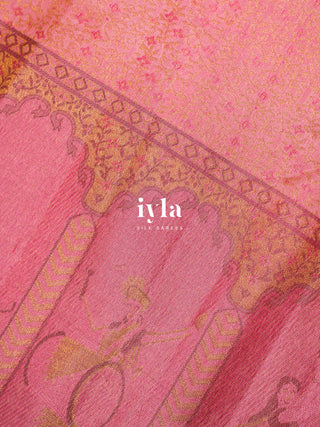 The Dance Celebration Edit Kanjeevaram in CandyCloud Pink