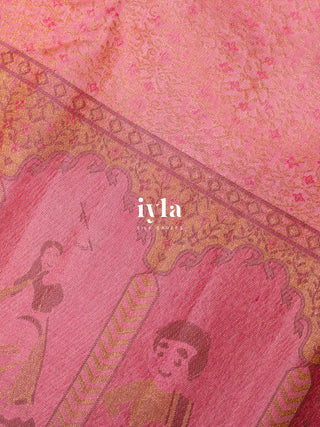 The Dance Celebration Edit Kanjeevaram in CandyCloud Pink
