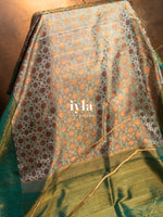 Load image into Gallery viewer, The Off-White Wild Flower Kanjeevaram
