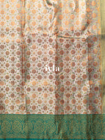 Load image into Gallery viewer, The Off-White Wild Flower Kanjeevaram
