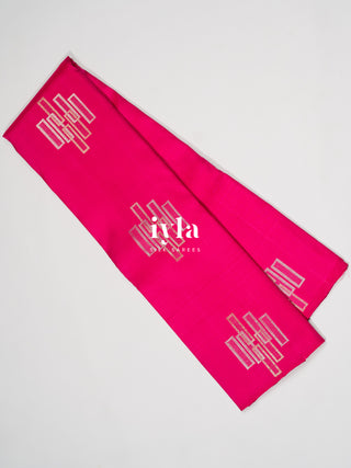 The Wind Chimes Kanjeevaram in Deep French Pink
