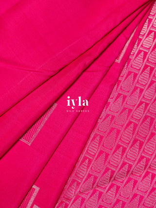 The Wind Chimes Kanjeevaram in Deep French Pink