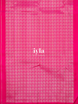 The Wind Chimes Kanjeevaram in Deep French Pink