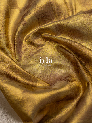 The Women of The Forest Kanjeevaram in Metallic Gold & Silver