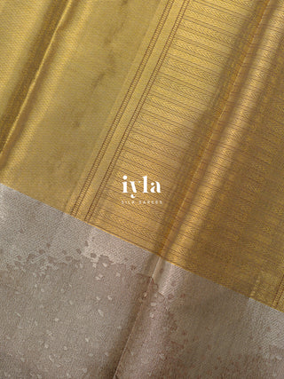 The Women of The Forest Kanjeevaram in Metallic Gold & Silver