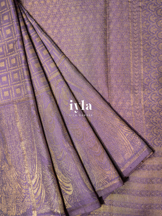 The women of the wedding Kanjeevaram in Pastel Lavender