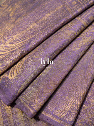 The women of the wedding Kanjeevaram in Pastel Lavender