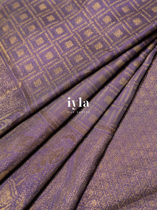The women of the wedding Kanjeevaram in Pastel Lavender