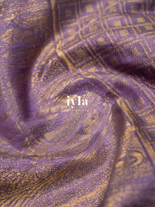 The women of the wedding Kanjeevaram in Pastel Lavender