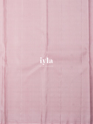 The Yin Yang Kanjeevaram in Pastel Lavender