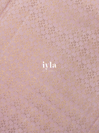 The Yin Yang Kanjeevaram in Pastel Lavender