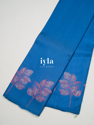 The Cobalt Blue Acacia Kanjeevaram