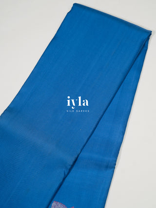 The Cobalt Blue Acacia Kanjeevaram