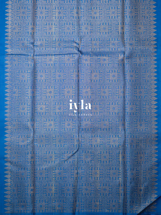 The Cobalt Blue Acacia Kanjeevaram