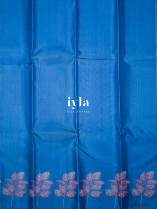 The Cobalt Blue Acacia Kanjeevaram