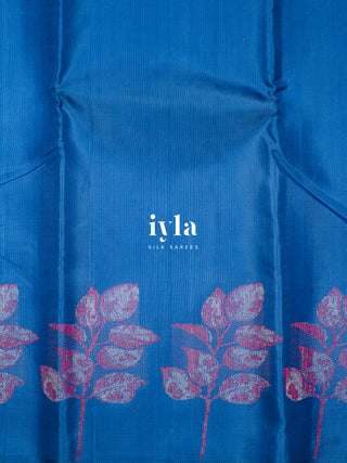 The Cobalt Blue Acacia Kanjeevaram