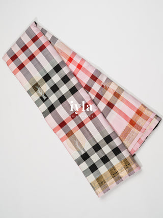 The Iconic Burberry Checkered Kanjeevaram
