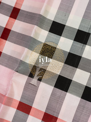 The Iconic Burberry Checkered Kanjeevaram