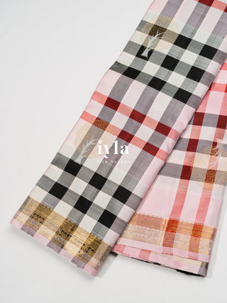 The Iconic Burberry Checkered Kanjeevaram