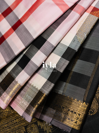 The Iconic Burberry Checkered Kanjeevaram