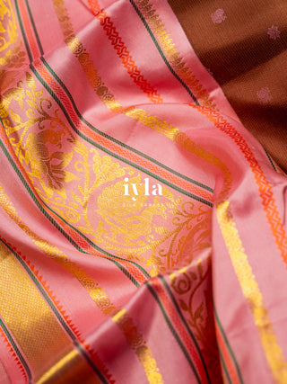 The Chestnut Brown Timeless Legacy Weave Kanjeevaram