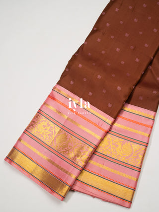 The Chestnut Brown Timeless Legacy Weave Kanjeevaram