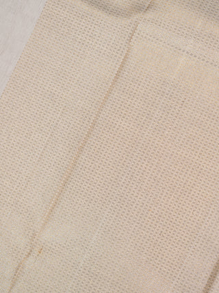 The Pearl White Bubble Tree Color Burst Kanjeevaram