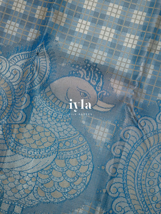 The Indian Kalamkari Peacock Weave Kanjeevaram