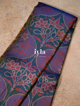 The Ikkat Floral Weave Kanjeevaram