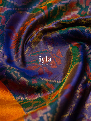 The Ikkat Floral Weave Kanjeevaram