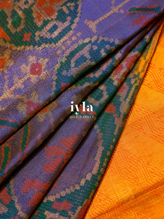 The Ikkat Floral Weave Kanjeevaram