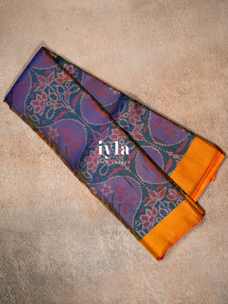 The Ikkat Floral Weave Kanjeevaram