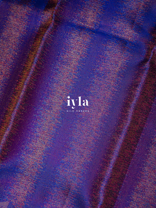 The Periwinkle Kanjeevaram in True Purple