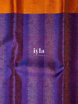 The Periwinkle Kanjeevaram in True Purple