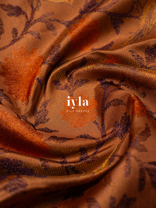 The Birds on the Bloom Silk Saree