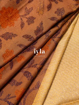 The Birds on the Bloom Silk Saree