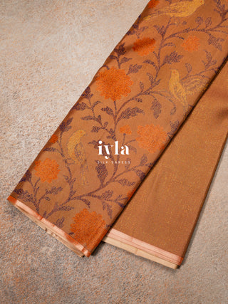 The Birds on the Bloom Silk Saree