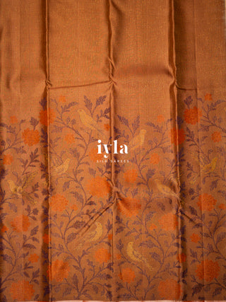 The Birds on the Bloom Silk Saree
